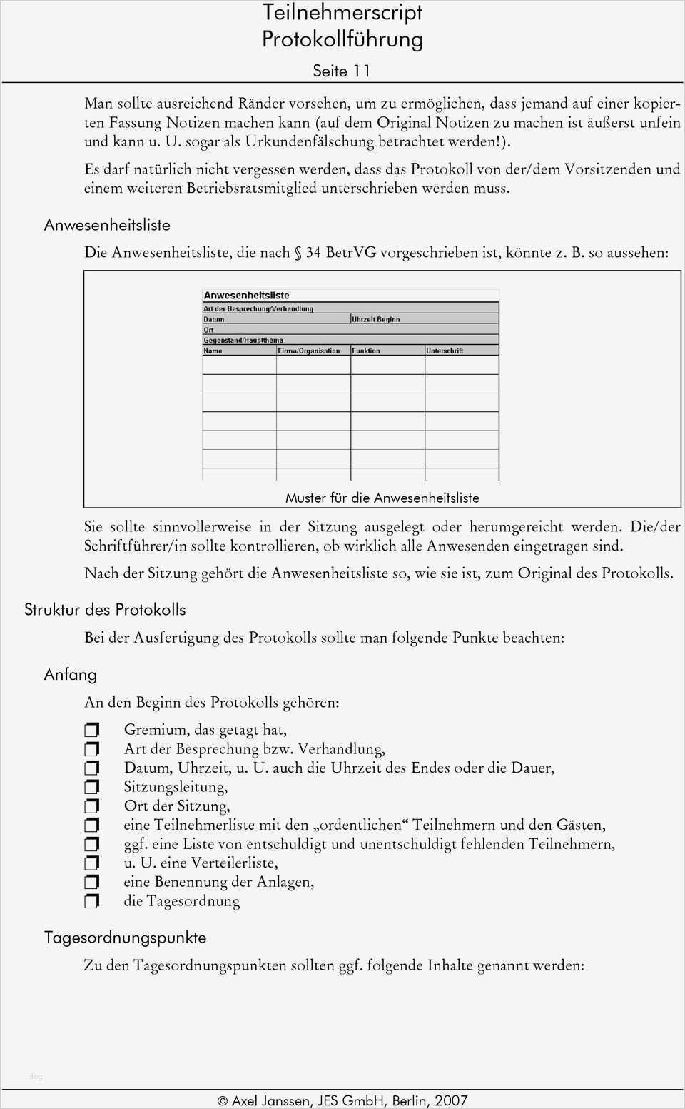 Seminar Protokoll Vorlage Erstaunlich Großzügig Teilnehmerliste Vorlage Bilder Bilder Für Das
