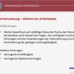 Sicherheitsunterweisung Baustelle Vorlage Erstaunlich Unterweisungspräsentation Alkohol Am Arbeitsplatz