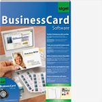 Sigel Etiketten Vorlagen Beste Sigel Businesscard software Für Visitenkarten Sw670