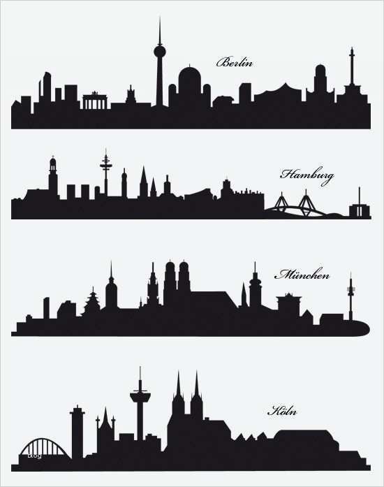 75 Erstaunlich Silhouette Portrait Vorlagen Kostenlos Galerie 1 Silhouette Portrait Vorlagen Kostenlos Bewundernswert Die Skylines Der Deutschen Städte Berlin Hamburg München