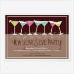 Silvesterparty Einladung Vorlage Beste Glückliche Cocktail Silvester Party Einladung