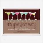 Silvesterparty Einladung Vorlage Bewundernswert Glückliche Cocktail Silvester Party Einladung