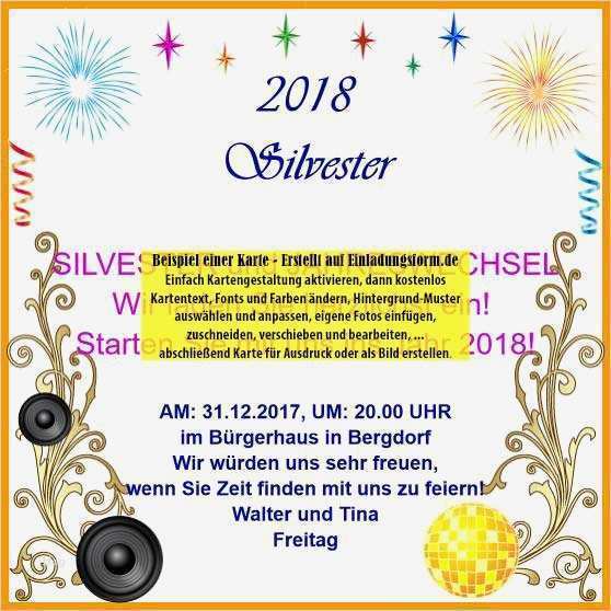Silvesterparty Einladung Vorlage Erstaunlich Quadratische Vorlage Einladung Zur Silvesterparty