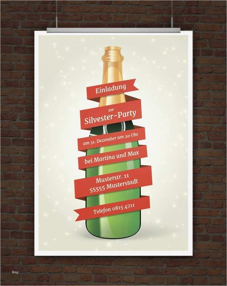 Silvesterparty Einladung Vorlage Wunderbar Drucke Selbst Vorlage Einladung Silvesterparty