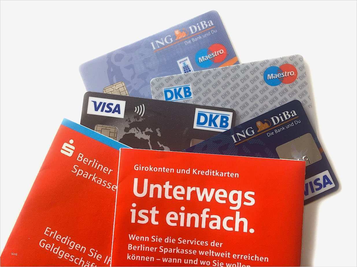 Sparkasse Kreditkarte Kündigen Vorlage Angenehm Girokonto Bei Berliner Sparkasse Ing Diba Oder Dkb