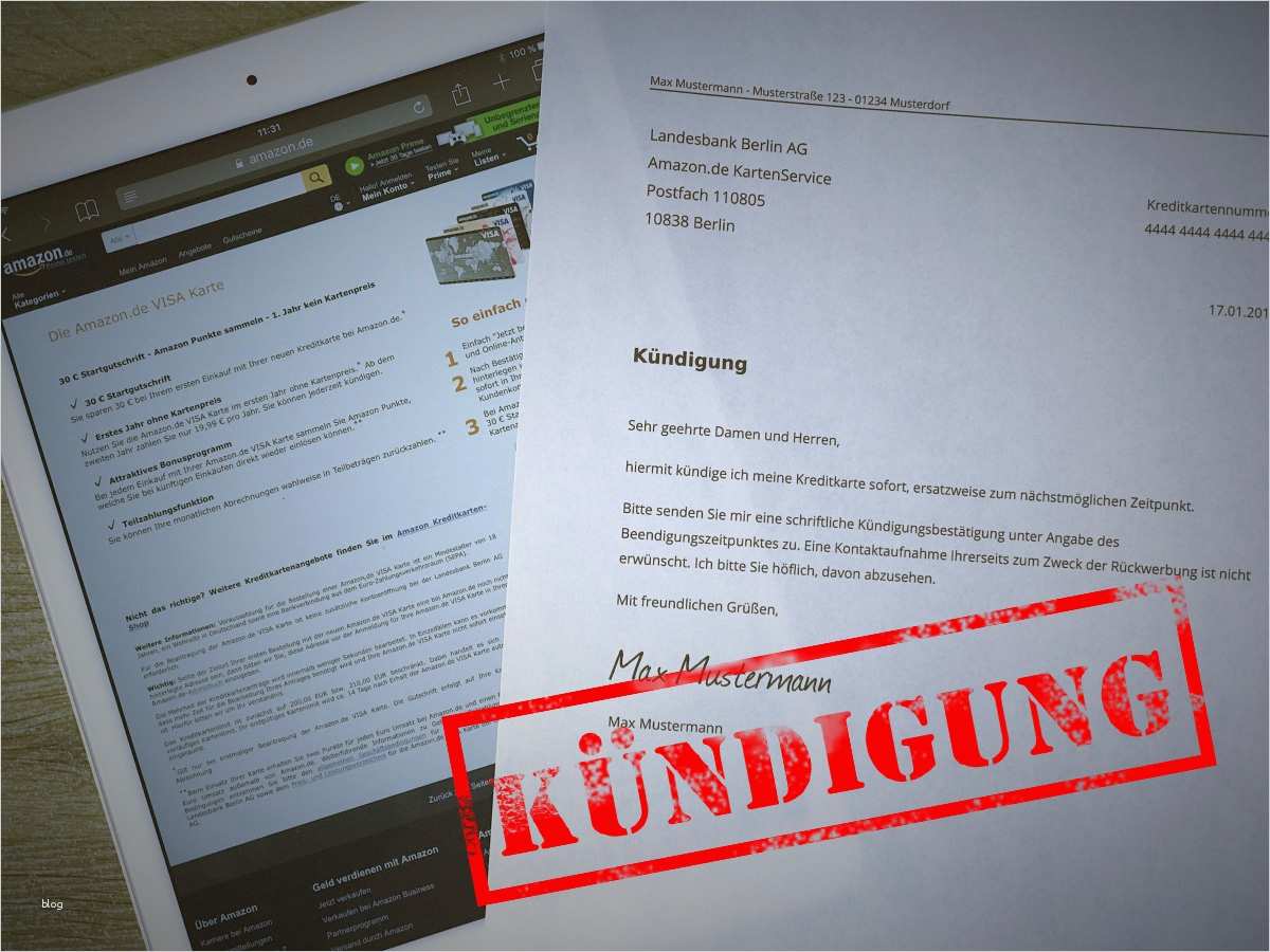 Sparkasse Kreditkarte Kündigen Vorlage Wunderbar Amazon Kreditkarte Online Kündigen Kostenlose Vorlage