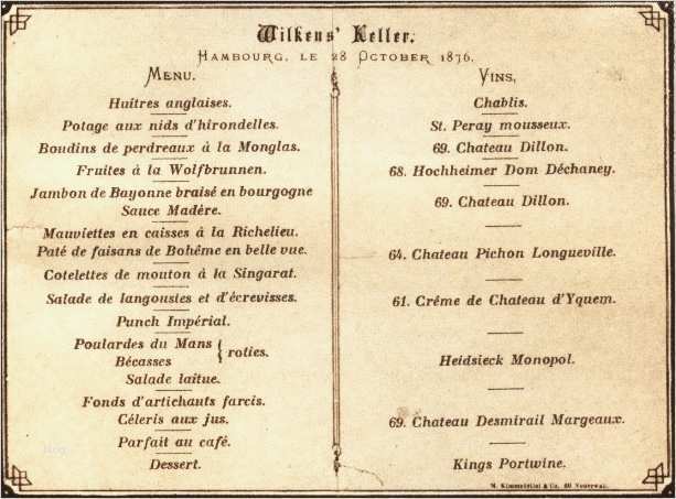 Speisekarte 3 Gänge Menü Vorlage Schön Historische Menuekarten Und Speisekarten