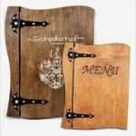 Speisekarte Din A5 Vorlage Bewundernswert Speise Getränkekarte "holz"