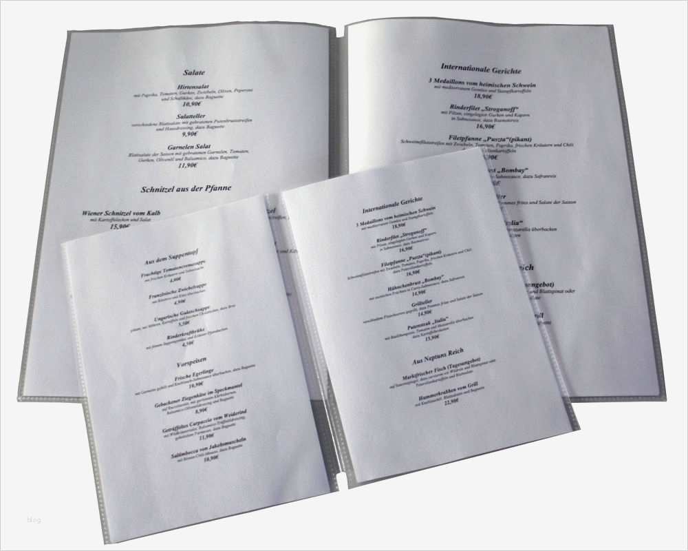 Speisekarte Din A5 Vorlage Süß 100x Doppel Hüllen A4 O A5 Aus Kunststoff Transparent