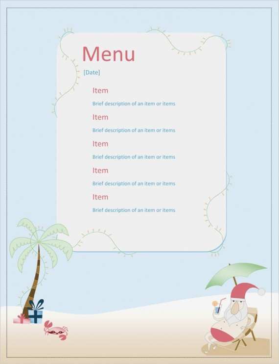 Speisekarte Weihnachten Vorlage Wunderbar Speisekarten Vorlagen Zum Gestalten Saxoprint Blog