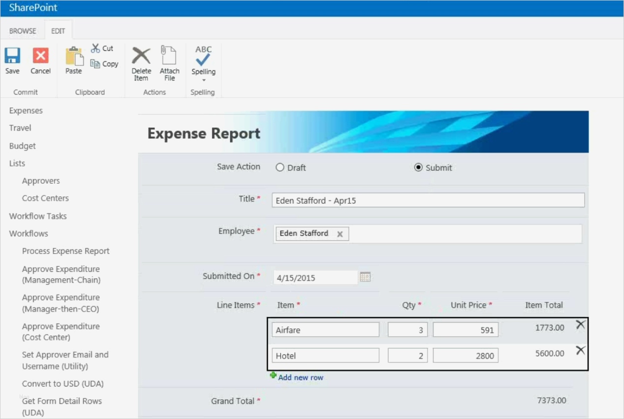 Spesenabrechnung Vorlage Für Kraftfahrer Elegant Die top Anwendungsfälle Mit Nintex Workflow Und forms