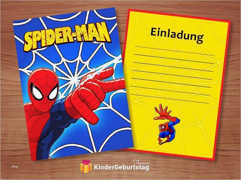 Spiderman Maske Basteln Vorlage Einzigartig Spiderman Einladungskarten Kostenlose Vorlagen Der