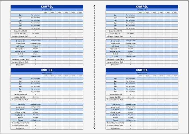 Spielplan Erstellen Excel Vorlage Erstaunlich Kniffel Vorlage Excel & Pdf