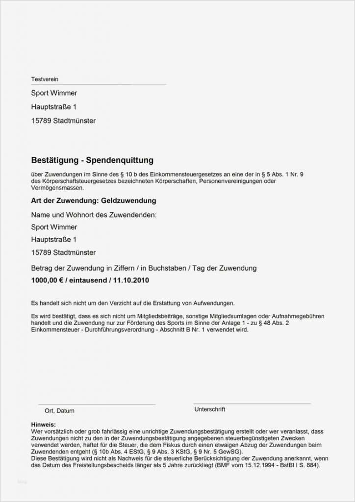 Sponsoring Rechnung Vorlage Hübsch Spendenkonto Eröffnen Einrichten Privat Verein