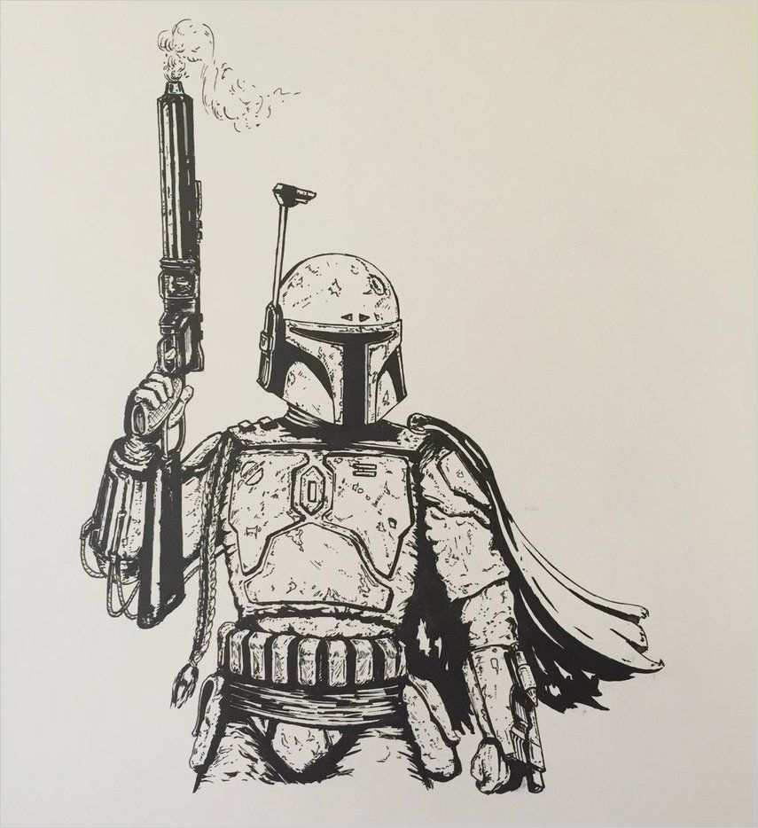 Star Wars Zeichnungen Vorlagen Bewundernswert Boba Fett by Bquinlanviantart On Deviantart