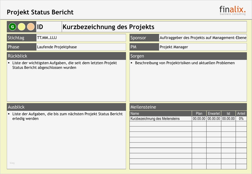 Statusbericht Projekt Vorlage Gut Nett Projektstatusbericht Vorlagen Fotos