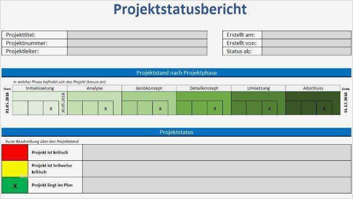 Statusbericht Projekt Vorlage Gut Projektstatusbericht Vorlage Download
