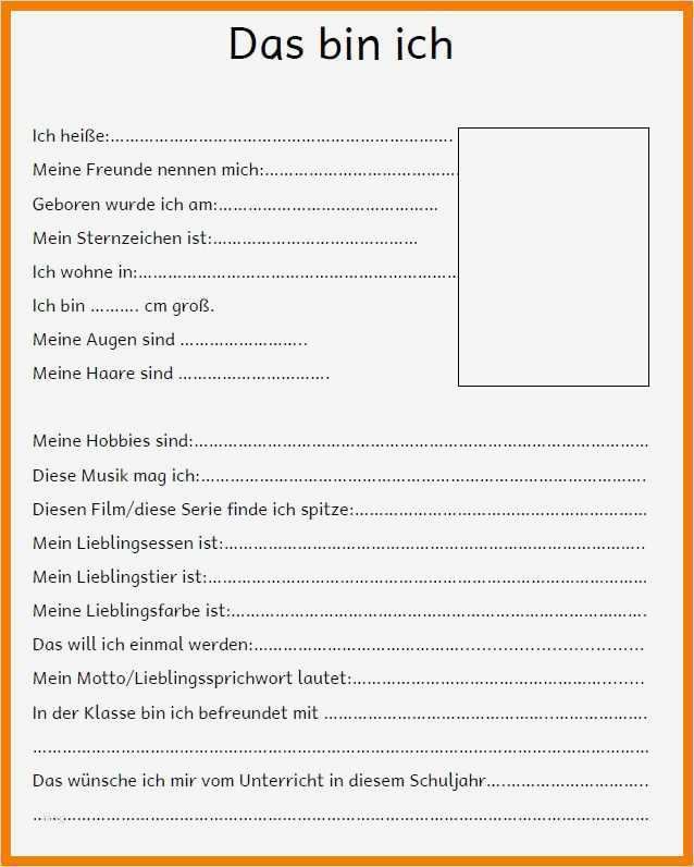 Steckbrief Vorlage Kostenlos Elegant 10 Vorlage Steckbrief