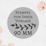 Stempel Nach Vorlage Beste Holzstempel Von Eigener Vorlage Ø 90mm