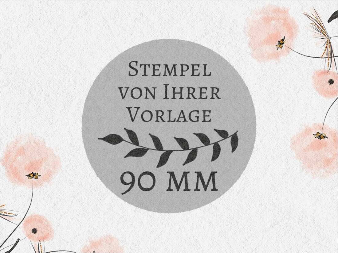 Stempel Nach Vorlage Beste Holzstempel Von Eigener Vorlage Ø 90mm
