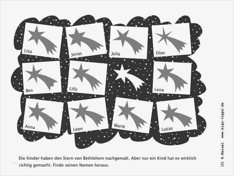 Stern Von Bethlehem Vorlage Fabelhaft Suchbilder Die Kigo Tipps Kindergottes Nst