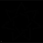 Stern Vorlage 6 Zacken Angenehm Heptagramm –