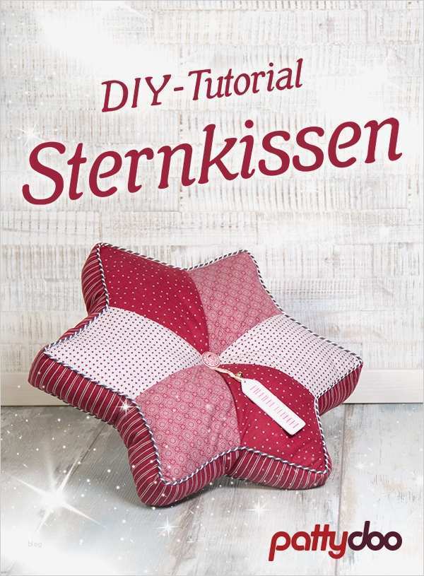 Stern Vorlage Nähen Gut Sternkissen Nähen