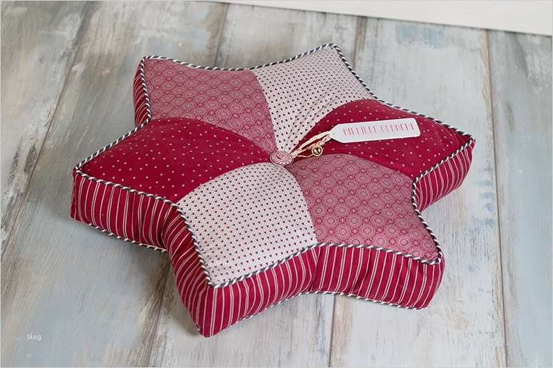 Stern Vorlage Nähen Inspiration Sternkissen Nähen