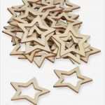 Sterne Aus Holz Sägen Vorlagen Schön Stern Aus Holz Natur 30 Stck