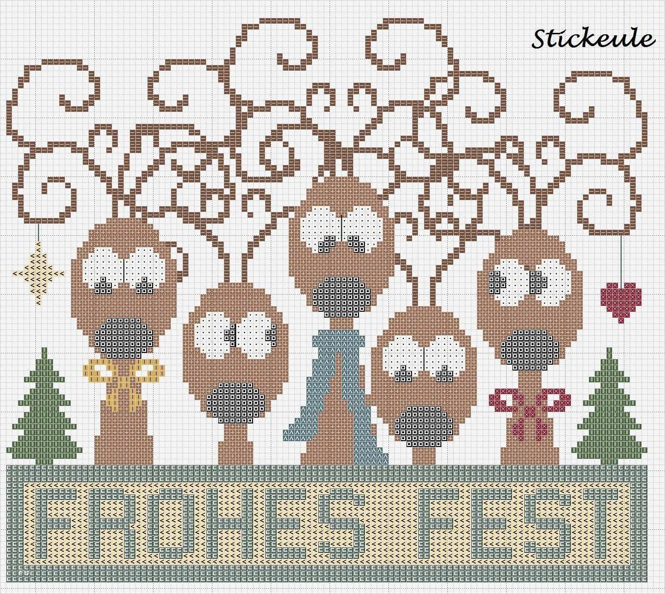 Stickbilder Vorlagen Kostenlos Süß Stickeules Freebies Christmas "happy Holidays