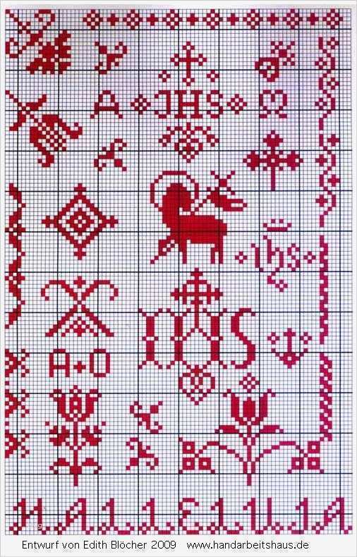 Sticken Kissenbezug Vorlage Elegant Osterweihtuch