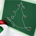 Sticken Kissenbezug Vorlage Elegant Weihnachtskarte Sticken
