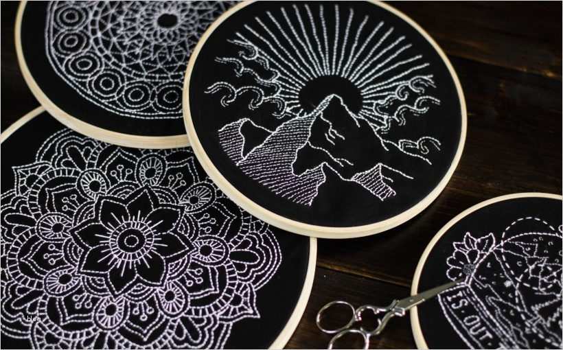 45 Bewundernswert Sticken Kissenbezug Vorlage Bilder 2 Black and White Sticken Sticken Sticken und wie ihr