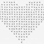 Sticken Kissenbezug Vorlage Wunderbar Diy Leinwand Mit Einem Herz Besticken • Yeah Handmade