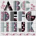 Sticken Mit Kindern Vorlagen Kostenlos Gut Alphabet Mit Blumen Sticken Entdecke Hier Ses Motiv