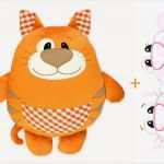 Stofftier Nach Vorlage Luxus Nähanleitung Katze "lacky" Inkl Stickdateien