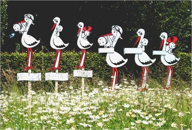 Storch Geburt Selber Basteln Vorlagen Bewundernswert Baby Klapperstorch Zum Aufstellen Bei Geburt Eines Babys
