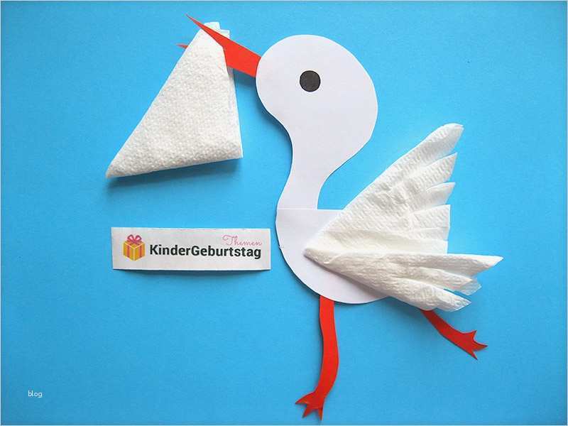 Storch Geburt Selber Basteln Vorlagen Elegant Storch Basteln Zum Geburt – Einfache Anleitung