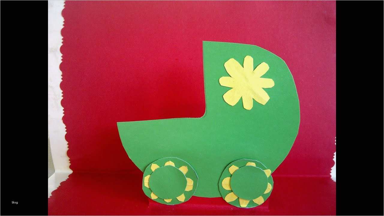 Storch Geburt Selber Basteln Vorlagen Wunderbar Karte Zur Geburt Mit Kinderwagen Glückwunschkarten