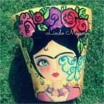 Stühle Bemalen Vorlagen Hübsch Resultado De Imagem Para Macetas Pintadas Con Frida Kahlo