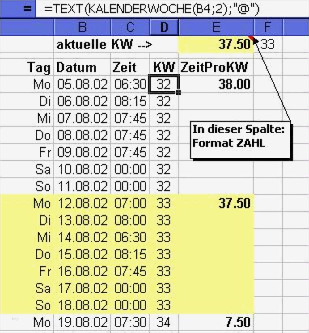 Stunden Vorlage Excel Neu Summe Der Stunden Der Aktuellen Kalenderwoche Ermitteln