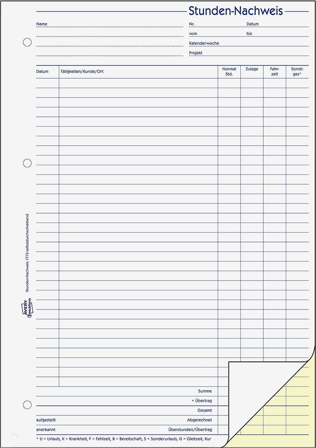 Stundennachweis Minijob Vorlage Fabelhaft Fein Freies Stundenzettel formular Ideen Bilder Für Das