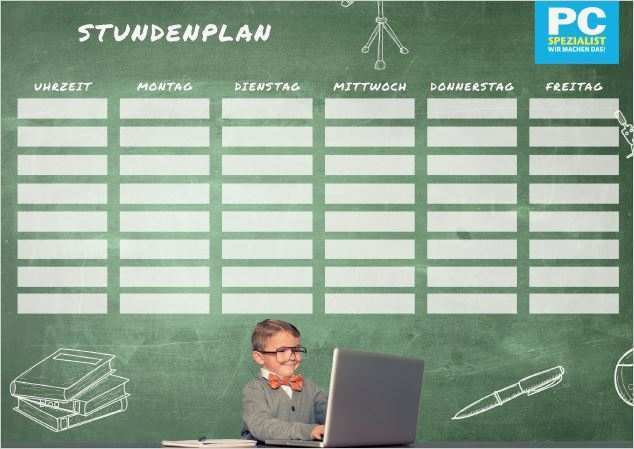 Stundenplan Vorlage Zum Ausfüllen Am Pc Beste Stundenplan Zum Ausdrucken Kostenlos Herunterladen