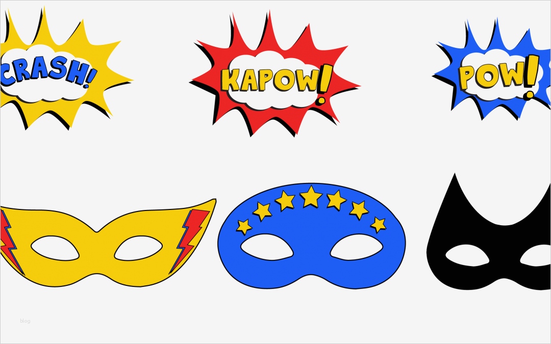 Superhelden Masken Basteln Vorlagen Erstaunlich Basteln