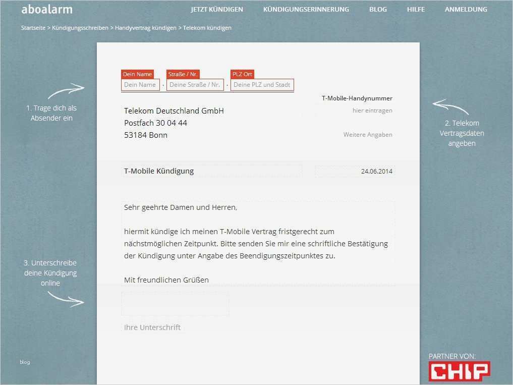 T Mobile Handyvertrag Kündigen Vorlage Erstaunlich Kündigung T Mobile Vorlage