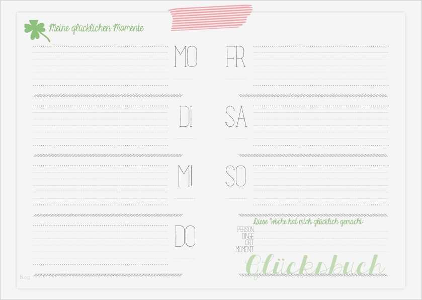 Tagebuch Klassenfahrt Grundschule Vorlage Beste Ein Kleines Glücksbuch Diy Mit Kleiner Vorlage Zum