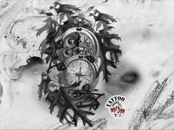 Tattoo Taschenuhr Vorlage Bewundernswert Kompass Uhr Zeit Tattoo Tattoo Lisa Pinterest