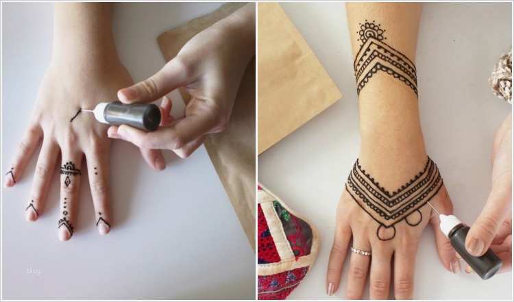 Tattoo Vorlage Selber Machen Online Genial Henna Tattoo Selber Machen Tipps Zum Auftragen & 35