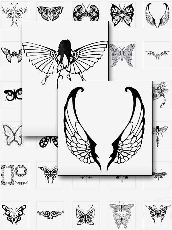 Tattoo Vorlagen Pdf Erstaunlich Tribal butterflies Schmetterlinge Tattoo Vorlagen