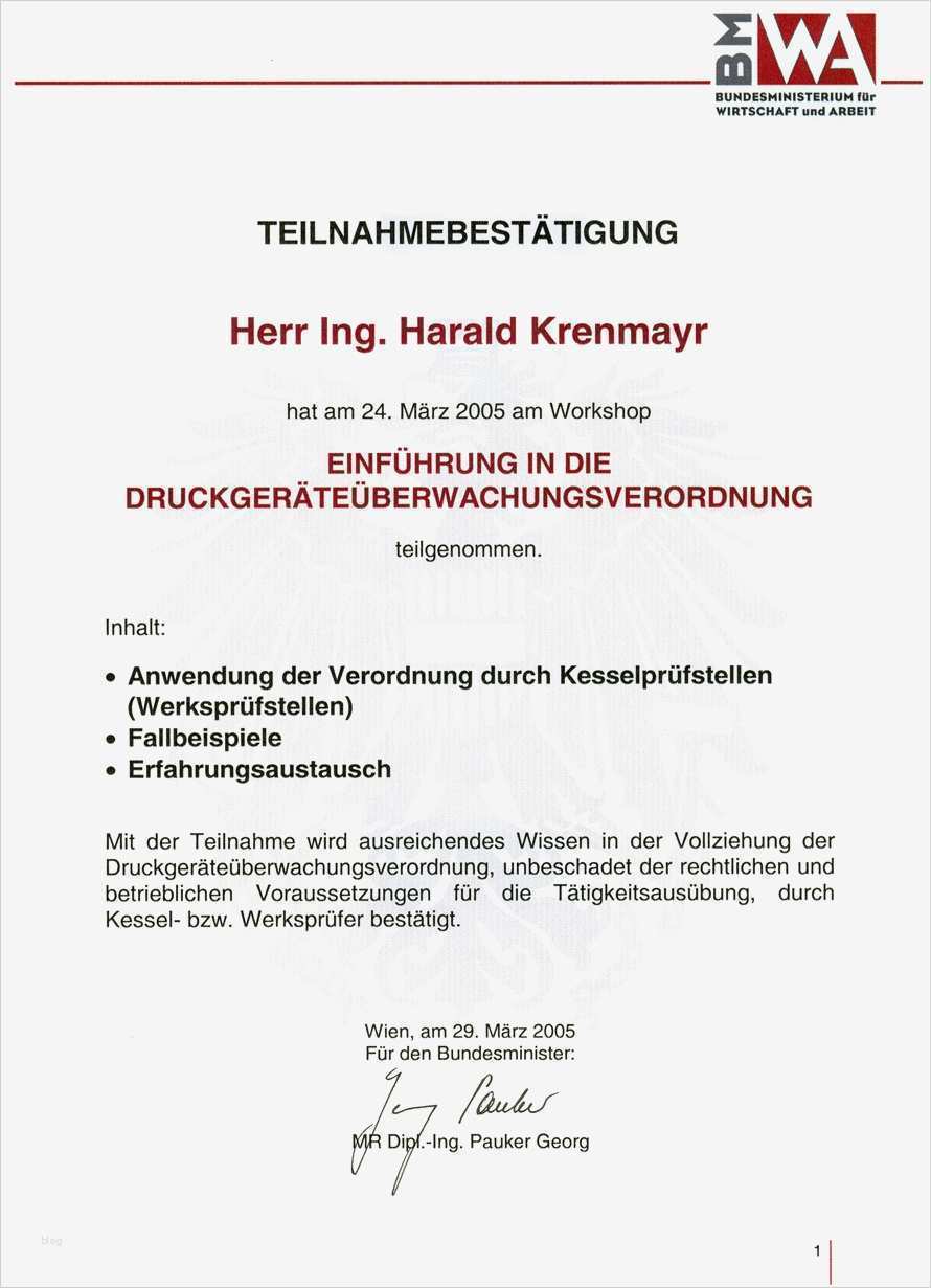 Teilnahmebestätigung Seminar Vorlage Neu Prescon Technische Überprüfungs Gmbh